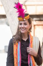 KATE MIDDLETON Visits a Settlement of Kalash People in Chitral 10/16/2019