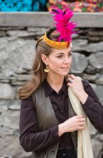 KATE MIDDLETON Visits a Settlement of Kalash People in Chitral 10/16/2019