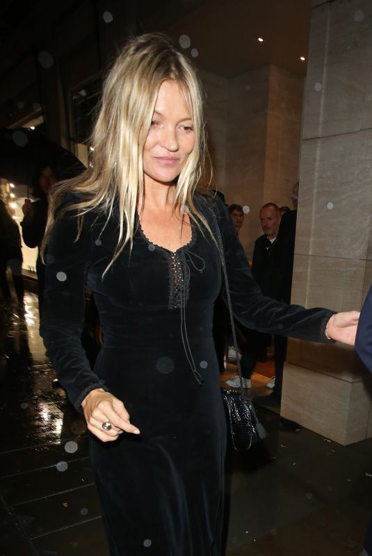 KATE MOSS at The Dior Sessions: Dior Men by Kim Jones Book Launch in London 10/01/2019