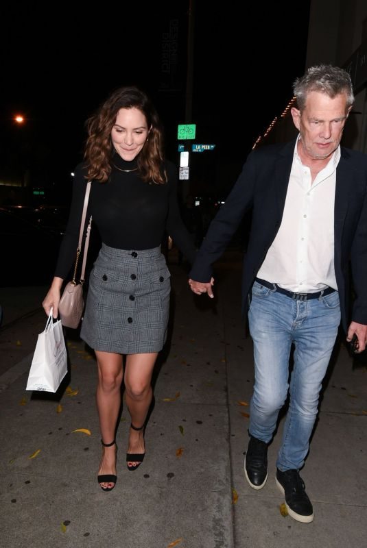 KATHARINE MCPHEE and David Foster at Craig’s in West Hollywood 10/08/2019