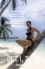 KATHARINE MCPHEE in Bikini at a Beach in Maldives - Instagram Photos,October 2019