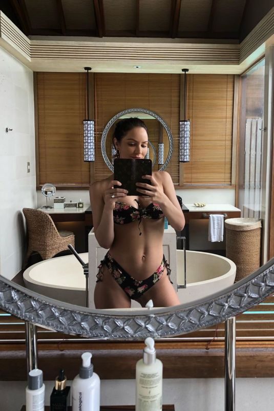 KATHARINE MCPHEE in Bikini at a Beach in Maldives – Instagram Photos,October 2019