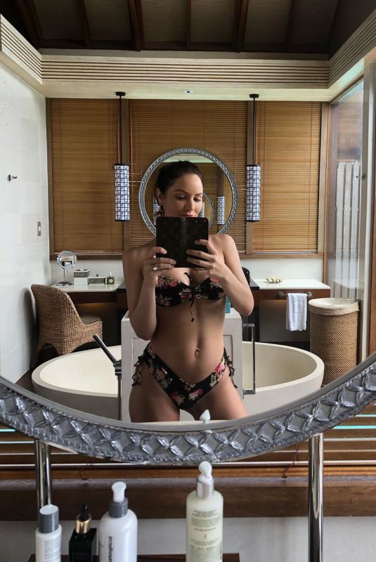 KATHARINE MCPHEE in Bikini at a Beach in Maldives - Instagram Photos,October 2019