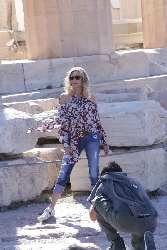 KATHERINE KELLY LANG Out in Athens 10/12/2019