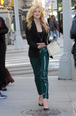 KATHERINE MCNAMARA Arrives at AOL Build Studios in New York 10/18/2019