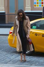 KATIE HOLMES Arrives at Crosby Hotel in New York 10/18/2019