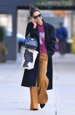 KATIE HOLMES Out and About in New York 10/19/2019