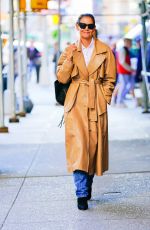 KATIE HOLMES Out and About in New York 10/21/2019
