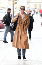 KATIE HOLMES Out and About in New York 10/21/2019