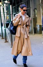 KATIE HOLMES Out and About in New York 10/21/2019