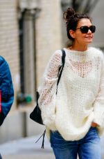 KATIE HOLMES Out and About in New York 10/28/2019