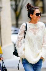 KATIE HOLMES Out and About in New York 10/28/2019