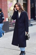 KATIE HOLMES Out in New York 10/15/2019