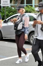 KATY PERRY Out with Her Poodle Nugget in Washington D.C. 10/13/2019