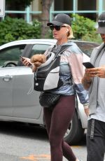 KATY PERRY Out with Her Poodle Nugget in Washington D.C. 10/13/2019