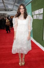 KEIRA KNIGHTLEY at Official Secrets Premiere at 63rd BFI London Film Festival 10/10/2019