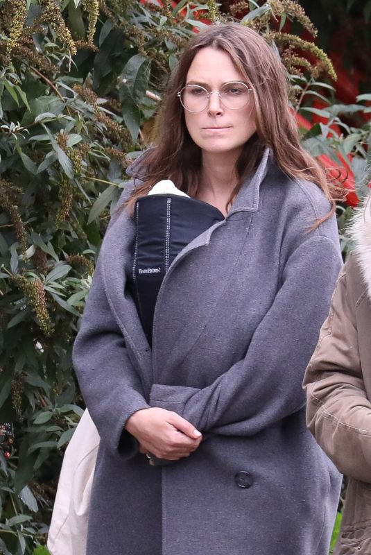 KEIRA KNIGHTLEY Out and About in London 10/14/2019
