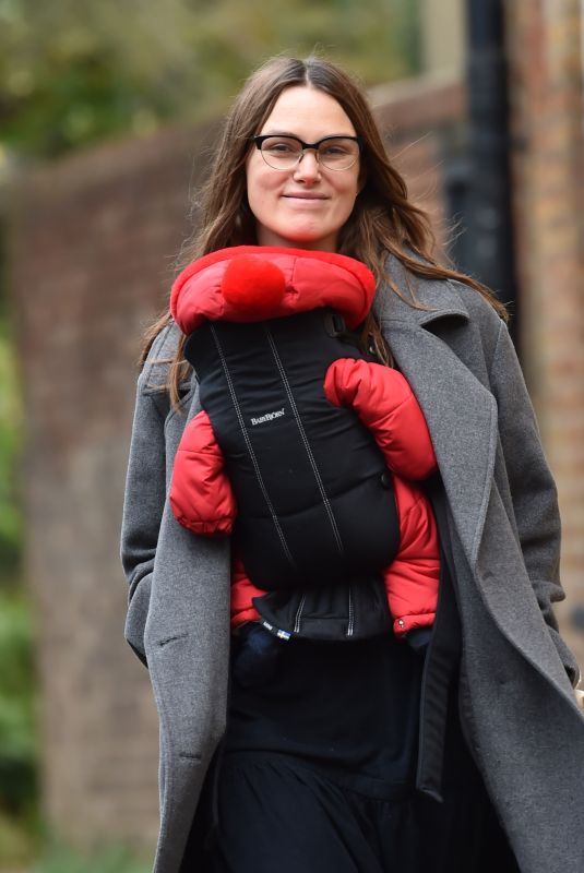 KEIRA KNIGHTLEY Out and About in London 10/25/2019