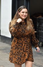 KELLY BROOK Arrives at Global Radio Studios in London 09/30/2019