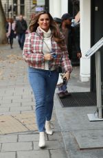 KELLY BROOK Arrives at Heart Radio Show in London 10/18/2019