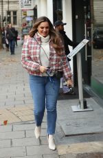 KELLY BROOK Arrives at Heart Radio Show in London 10/18/2019