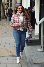 KELLY BROOK Arrives at Heart Radio Show in London 10/18/2019
