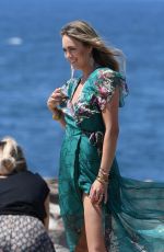 KENDAL SCHULER at a Photoshoot on the Beach in Sydney 10/23/2019