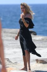 KENDAL SCHULER at a Photoshoot on the Beach in Sydney 10/23/2019