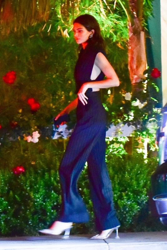 KENDALL JENNER Night Out in Santa Monica 10/13/2019