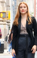 KENNEDY MCMANN Arrives at Build Series for Nancy Drew in New York 10/07/2019