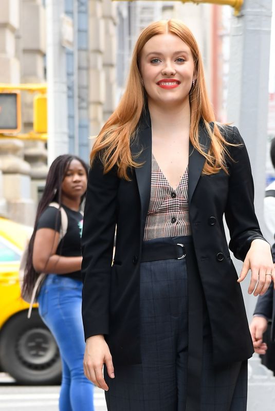 KENNEDY MCMANN Arrives at Build Series for Nancy Drew in New York 10/07/2019