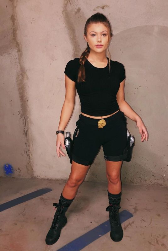 KERRI MEDDERS as Lara Croft - Instagram Photos  10/21/2019