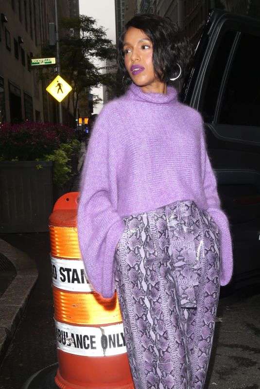 KERRY WASHINGTON Arrives at Today Show in New York 10/30/2019