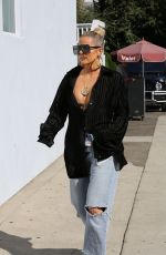 KHLOE KARDASHIAN and Scott Disick Out in Sherman Oaks 10/08/2019