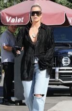 KHLOE KARDASHIAN and Scott Disick Out in Sherman Oaks 10/08/2019