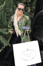 KHLOE KARDASHIAN at MALIKA HAQQ Home in Los Angeles 10/21/2019