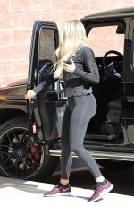 KHLOE KARDASHIAN Leaves a Workout in Calabasas 10/25/2019