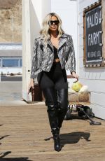 KHLOE KARDASHIAN Out for Lunch at Malibu Farm Pier Cafe 10/15/2019