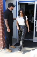 KIM AKRDASHIAN and Scott Disick Out in West Hollywood 10/29/2019