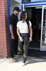 KIM AKRDASHIAN and Scott Disick Out in West Hollywood 10/29/2019