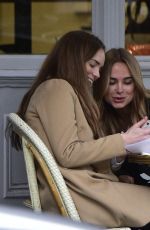 KIMBERLEY GARNER and ELLIE LYONS Out for Lunch in West London 10/08/2019