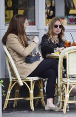 KIMBERLEY GARNER and ELLIE LYONS Out for Lunch in West London 10/08/2019