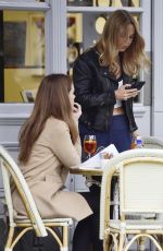 KIMBERLEY GARNER and ELLIE LYONS Out for Lunch in West London 10/08/2019