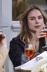 KIMBERLEY GARNER and ELLIE LYONS Out for Lunch in West London 10/08/2019
