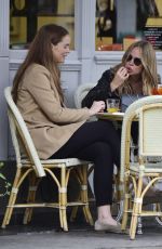 KIMBERLEY GARNER and ELLIE LYONS Out for Lunch in West London 10/08/2019