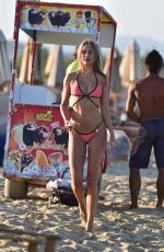 KIMBERLEY GARNER in Bikini on the Beach in Miami 10/26/2019