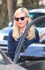KIRSTEN DUNST Leaves Ago Restaurant in West Hollywood 10/16/2019