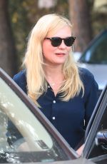 KIRSTEN DUNST Leaves Ago Restaurant in West Hollywood 10/16/2019