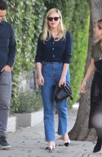 KIRSTEN DUNST Leaves Ago Restaurant in West Hollywood 10/16/2019