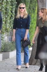 KIRSTEN DUNST Leaves Ago Restaurant in West Hollywood 10/16/2019